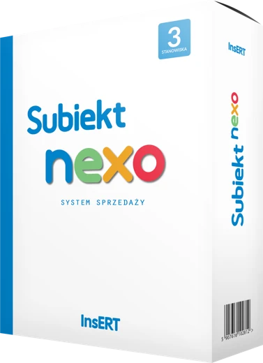 Opakowanie Subiekt nexo — przykładowy program InsERT